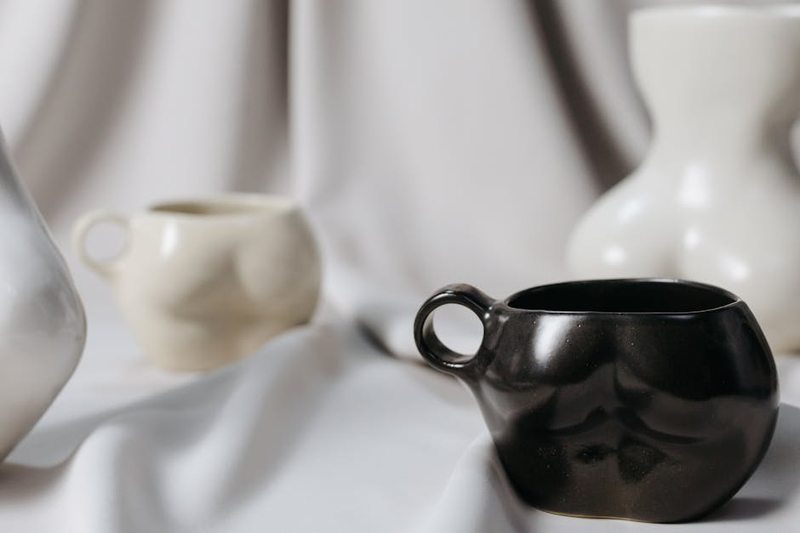 مجموعة أكواب شاي ديكور فاخرة